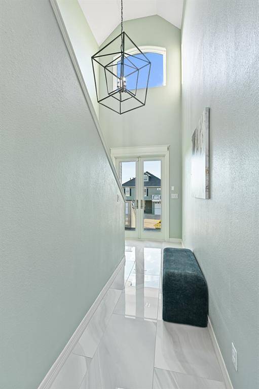 Entry way looking towards the front door
