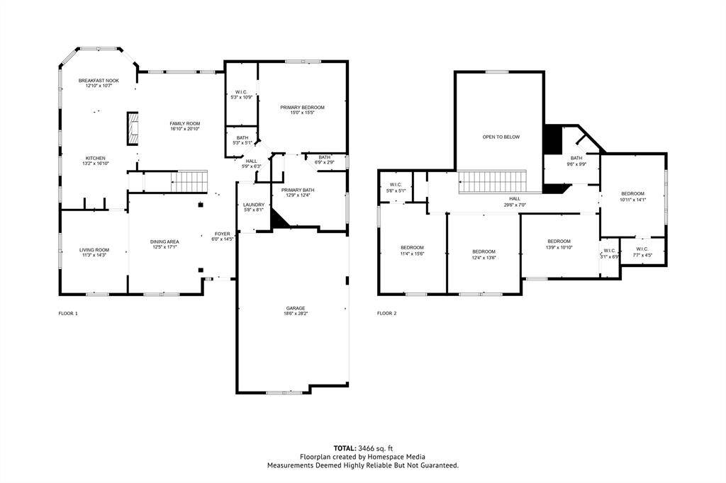Floor Plan + Room Dimensions