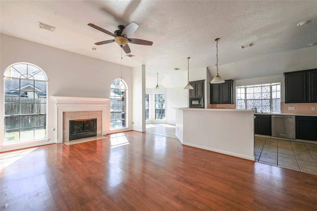 LIVING ROOM AND KITCHEN