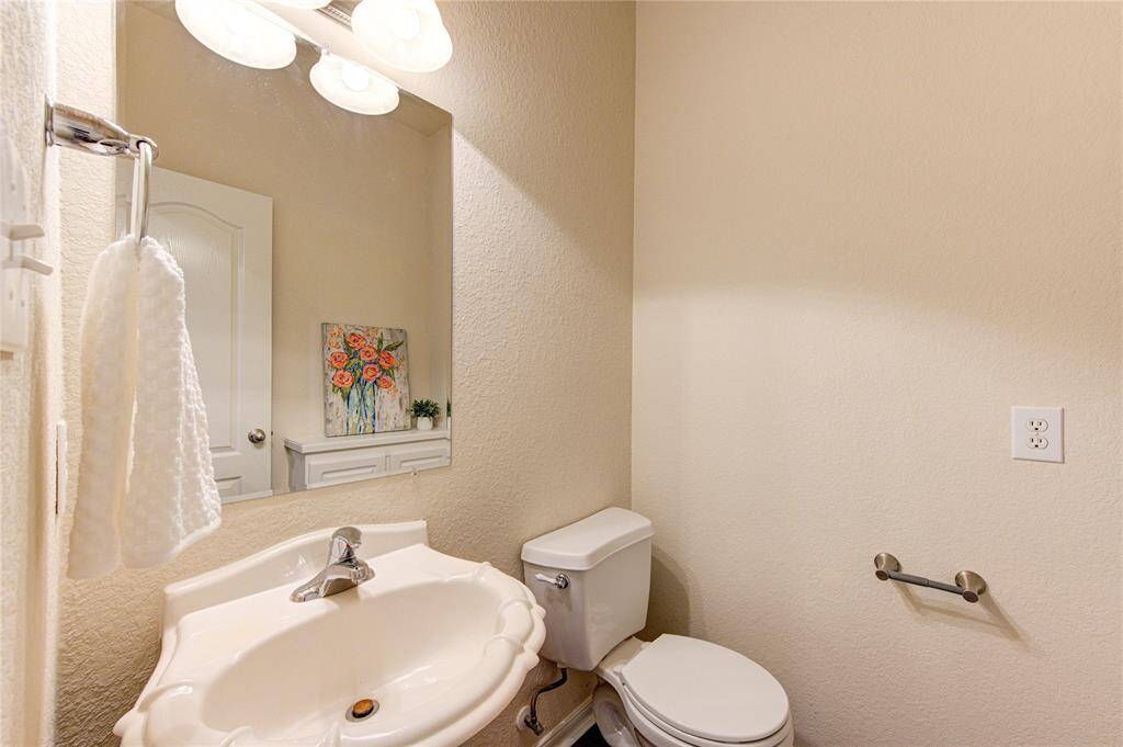 Powder bath perfect for guests when entertaining!