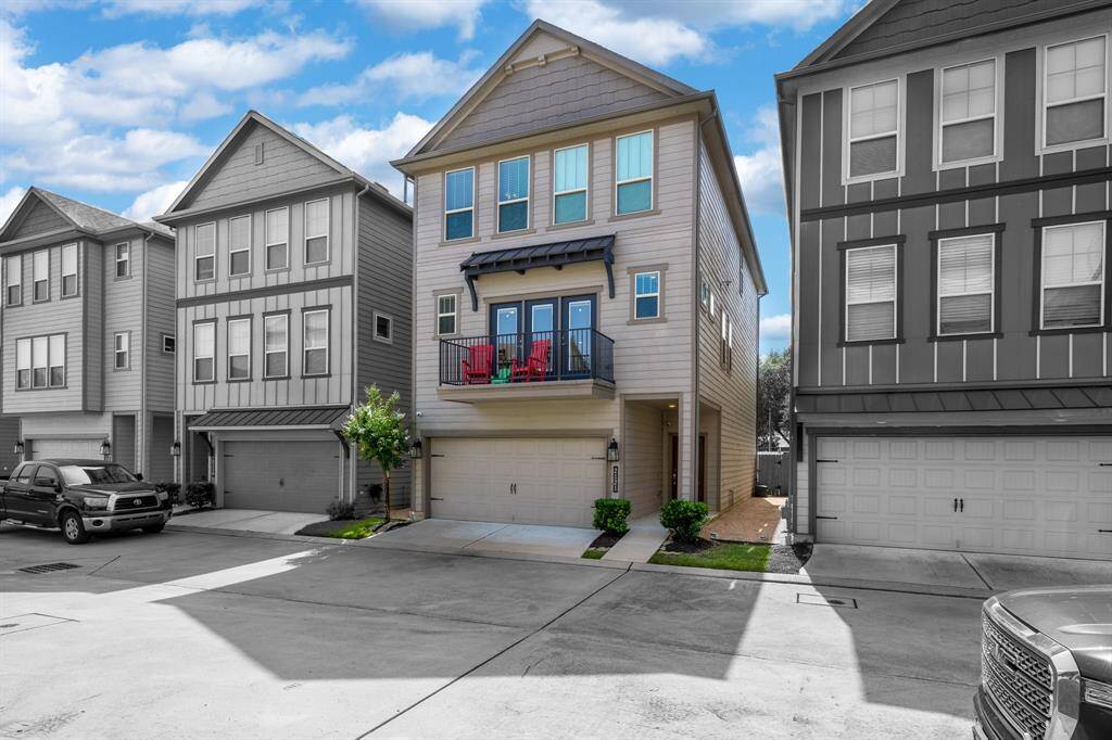 This home is filled with upgrades and designer finishes. Two living areas! First floor offers full living area or game room plus ensuite bedroom and private patio with a backyard!