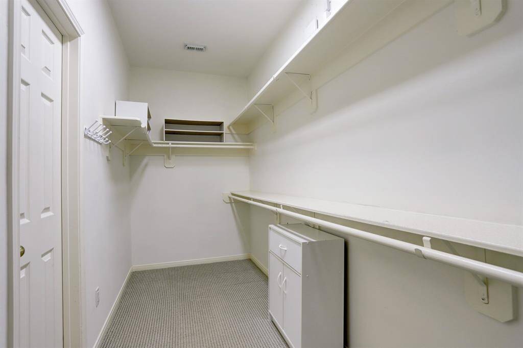 Ample closet space off the primary bath.
