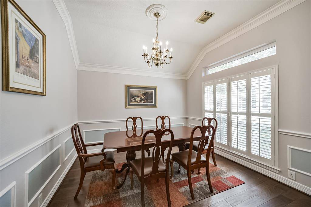 Crown molding and other upgrades throughout.
