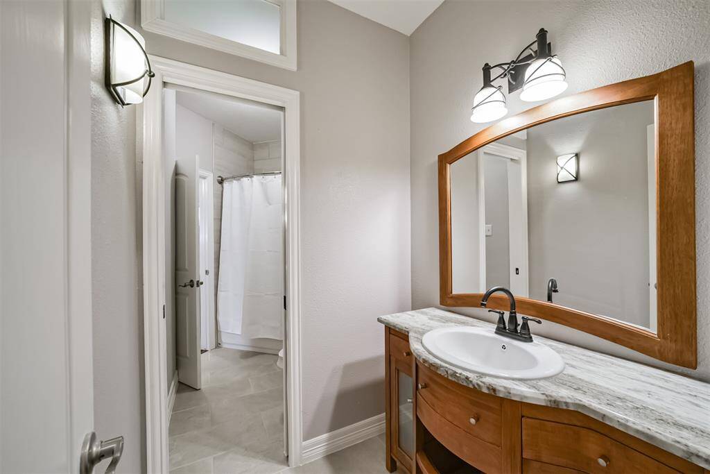 Vanity 1 in Bathroom 2.