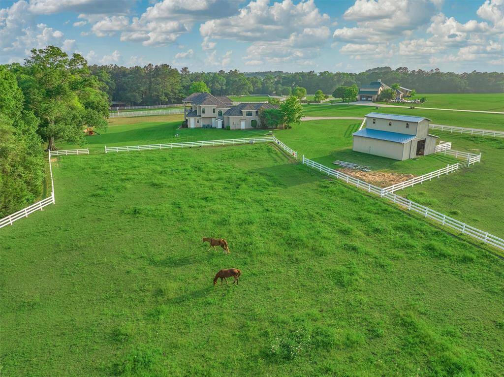An aerial view of aptly named Perfection Ranch!