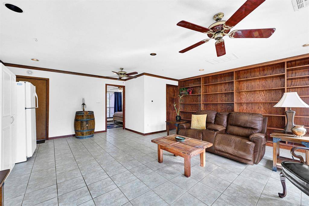 Built-ins and crown molding