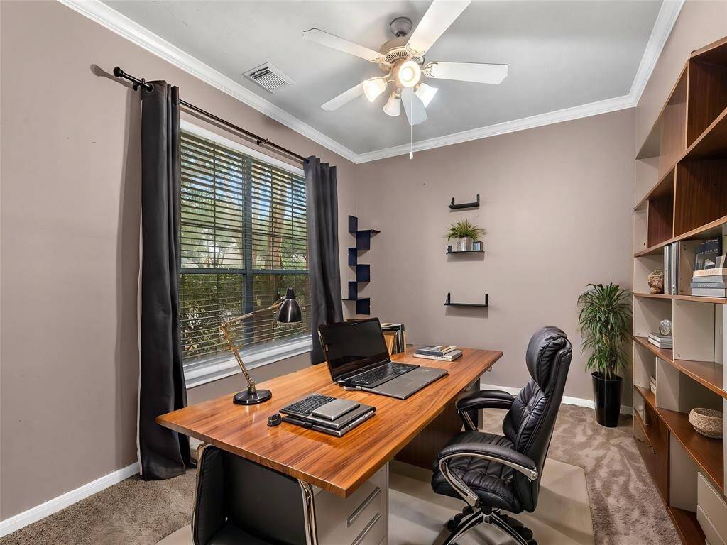 Virtually staged office