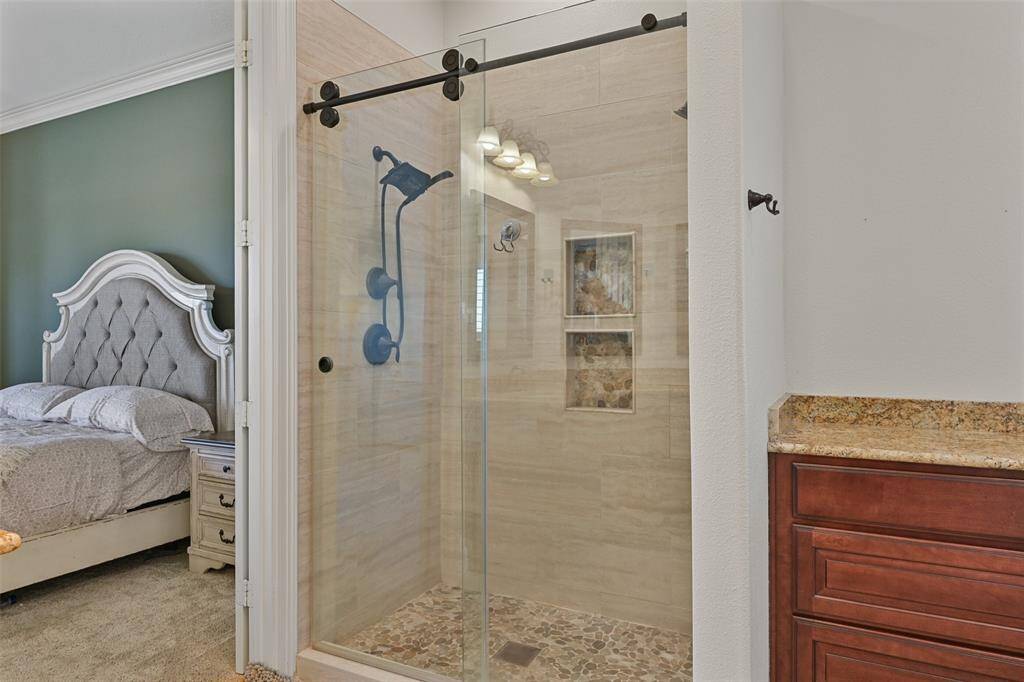 Look at his elegant shower
