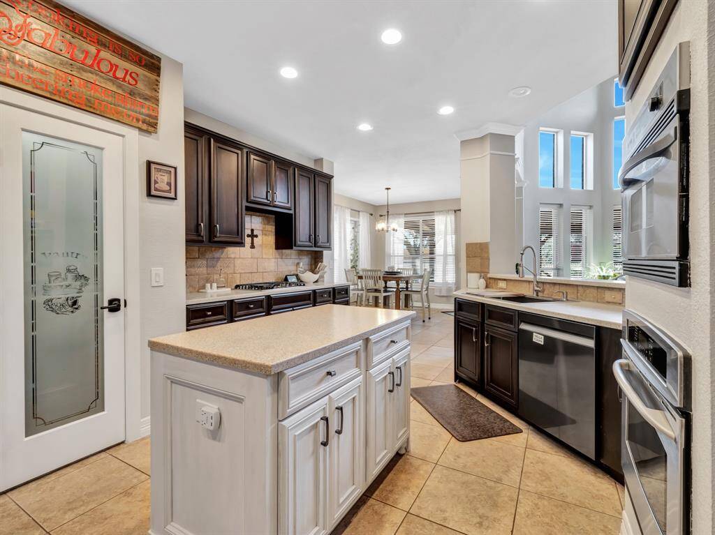 Kitchen island and pantry
