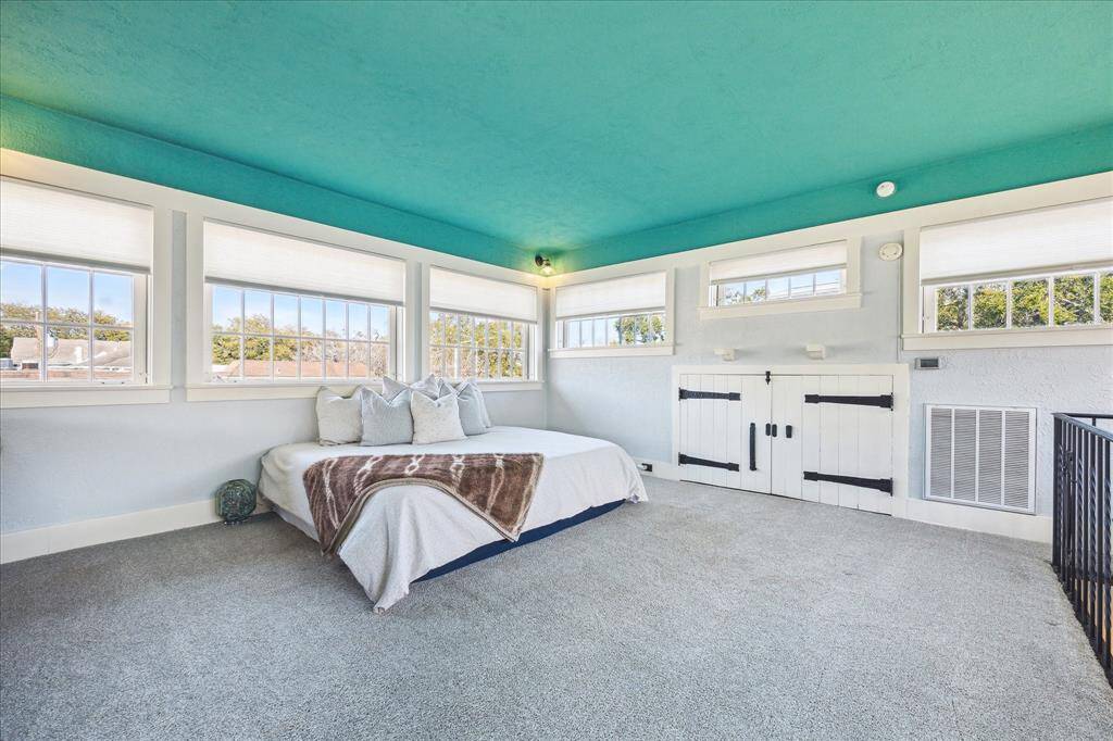 The other side is used as a bedroom.