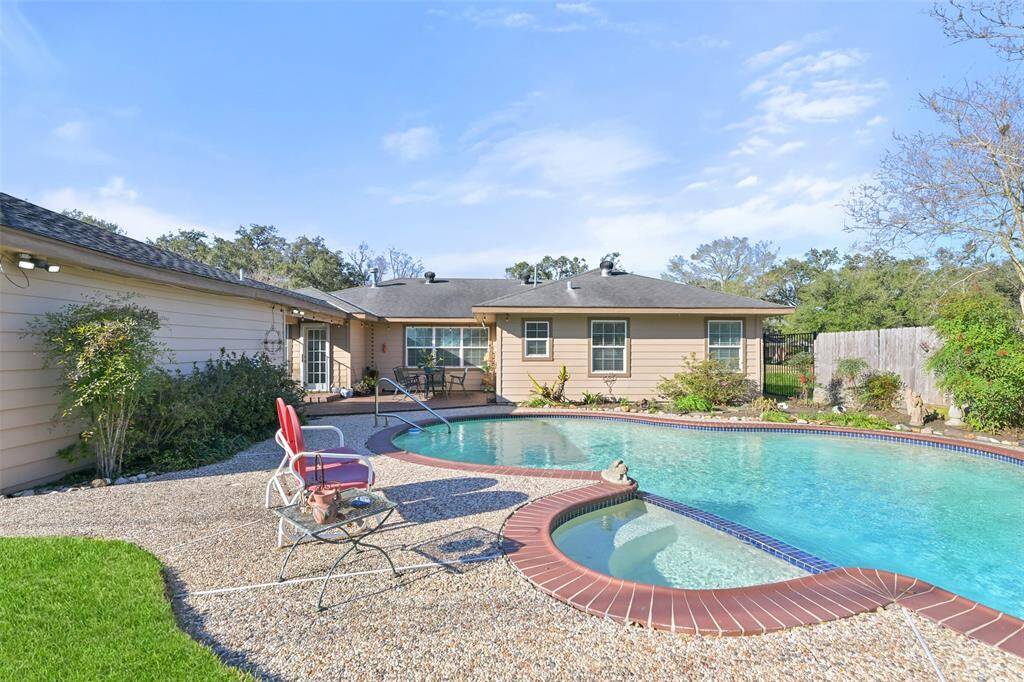 The pool beckons you to go for a dip or float to relax