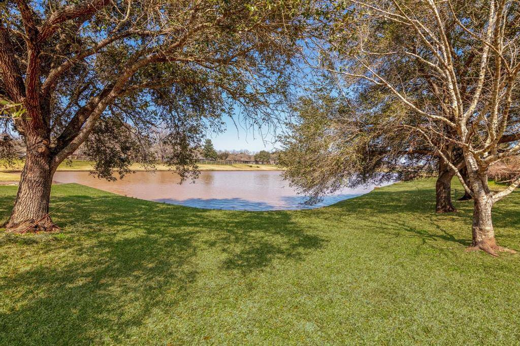 View of the lake perfect for picnics under shaded mature trees