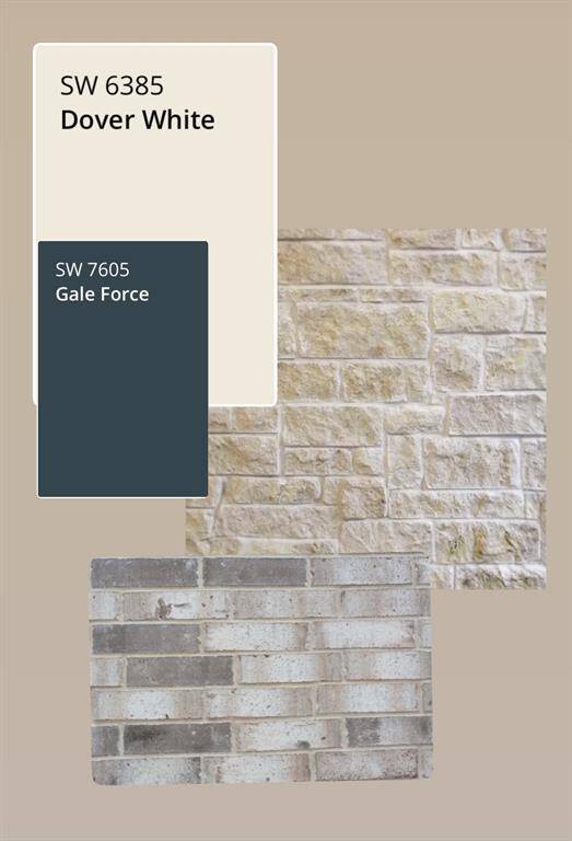 Exterior Colors - paint, brick & stone