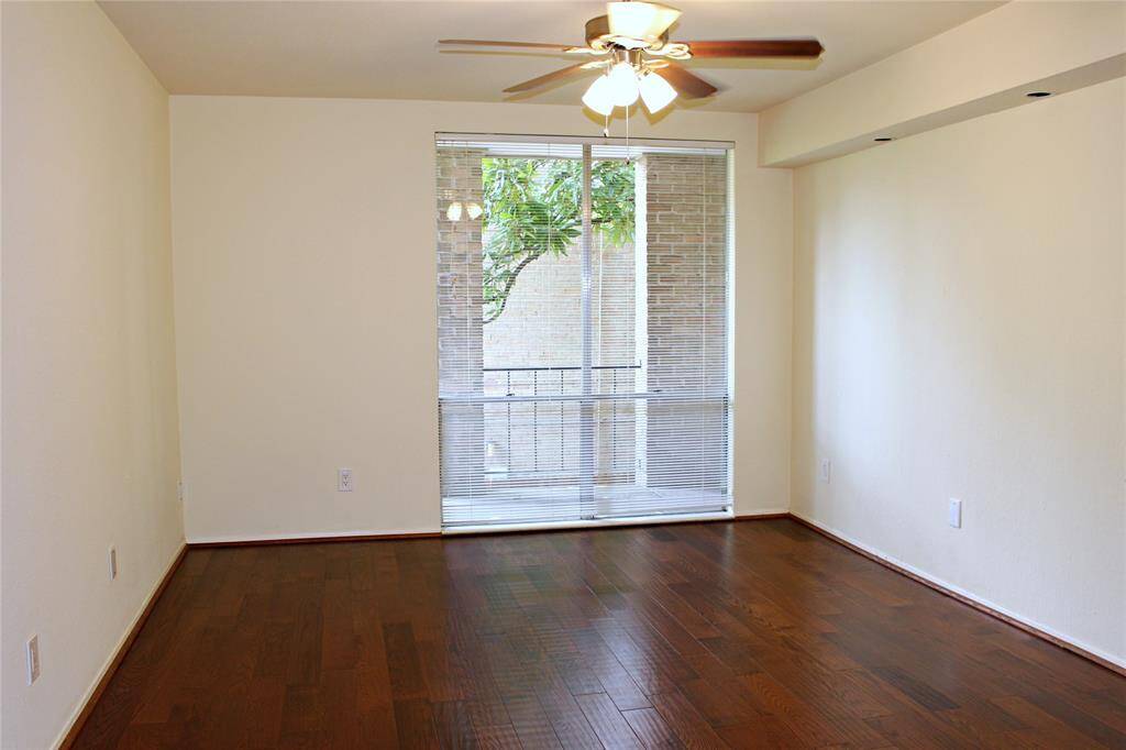 your master suite is full of natural lighting with pool views.