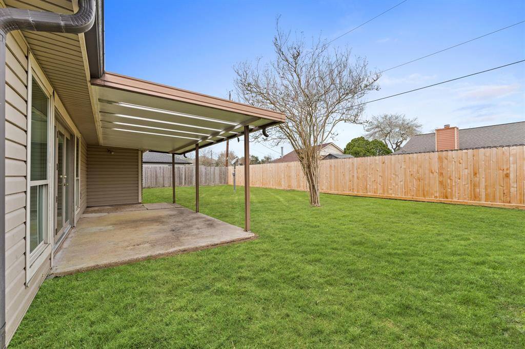 Recent back fence!