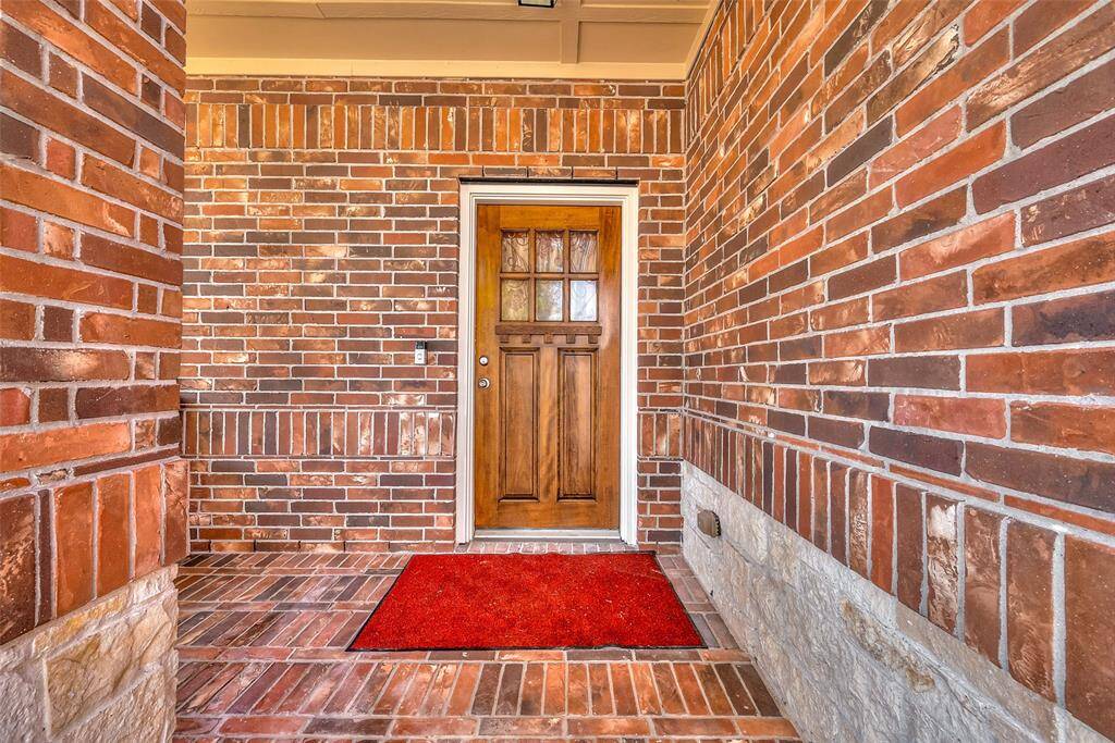 welcoming entrance