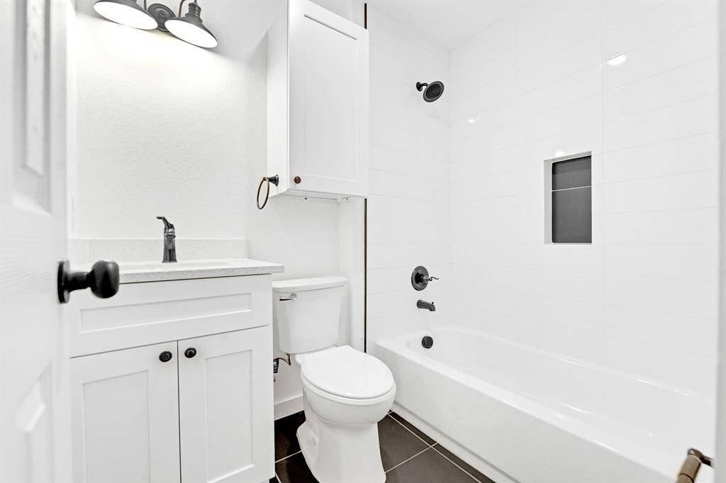 Hallway bathroom
