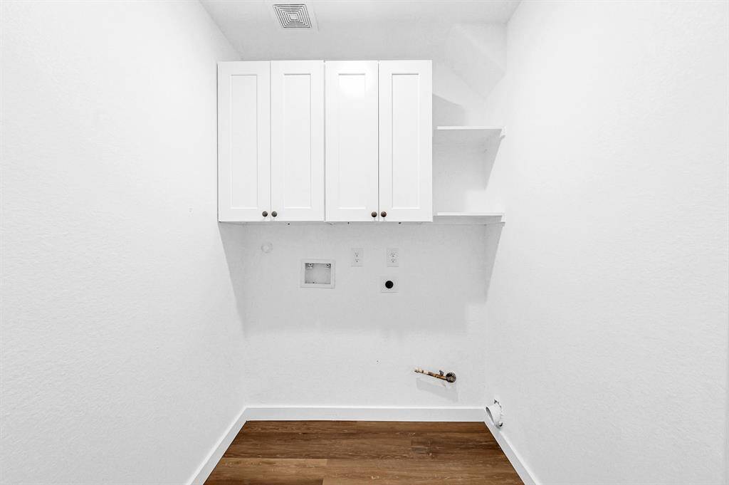 Laundry room in house