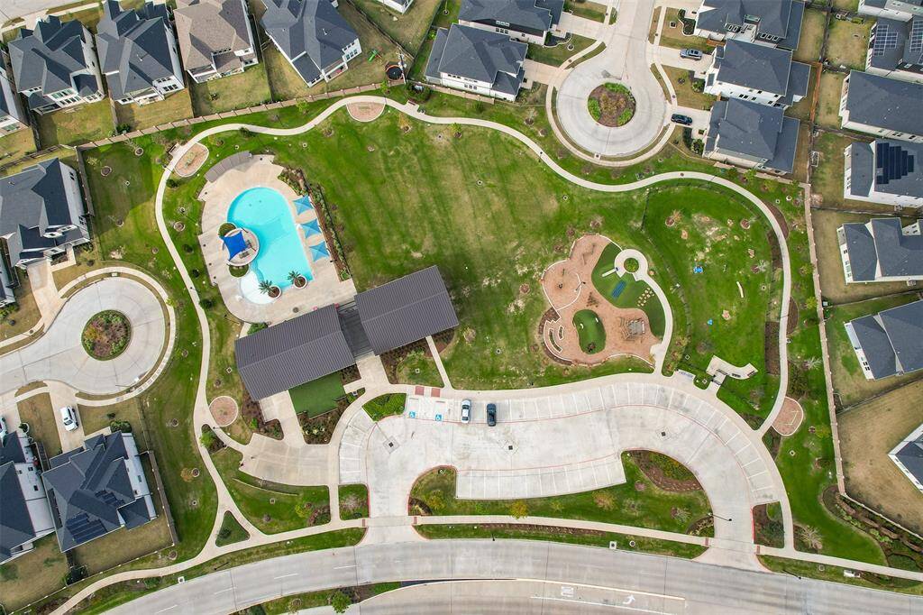 Another pool and playground area