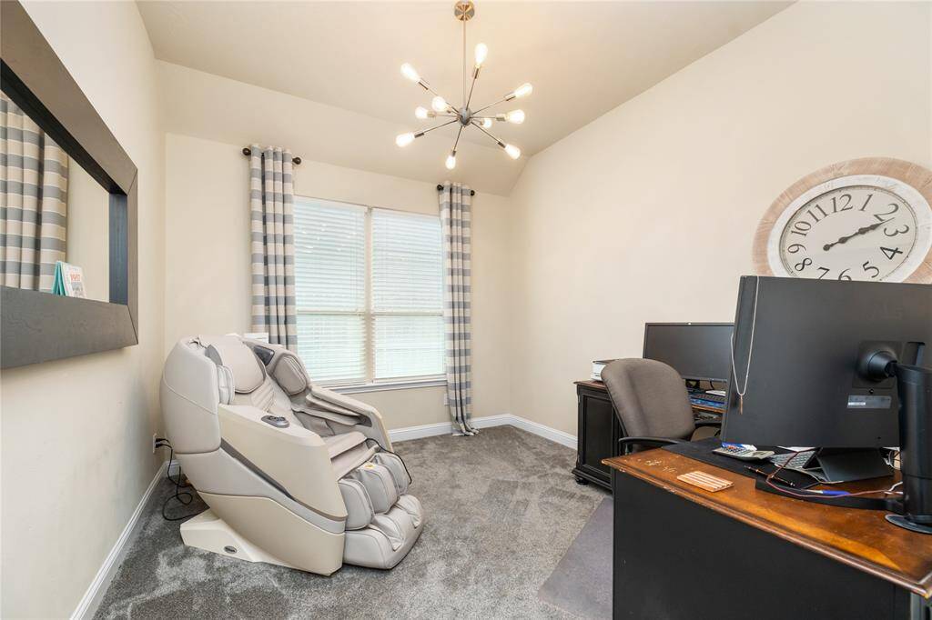 The office/study is perfect for working from home, but would be a great craft space or play room