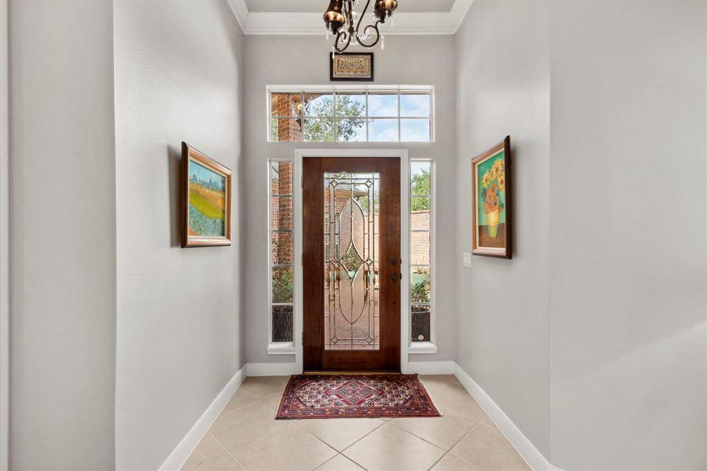 Inside the home is filled with an abundance of natural light.