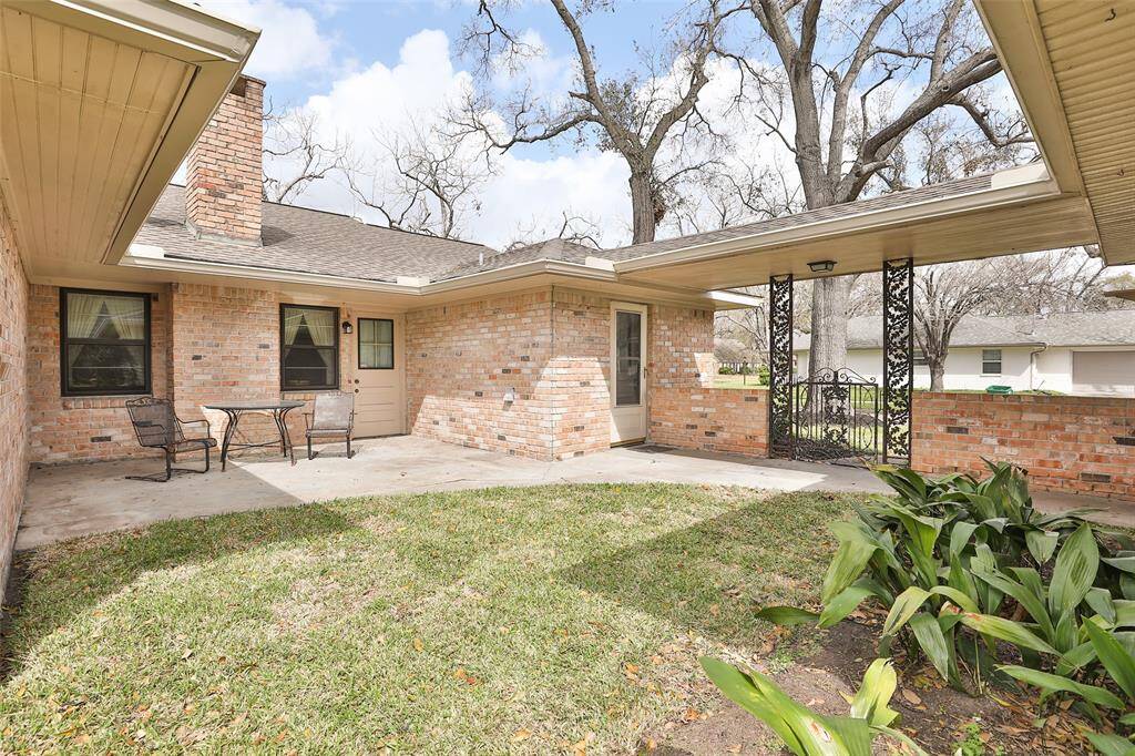 Your back patio.  Great for just sitting out and enjoying life!