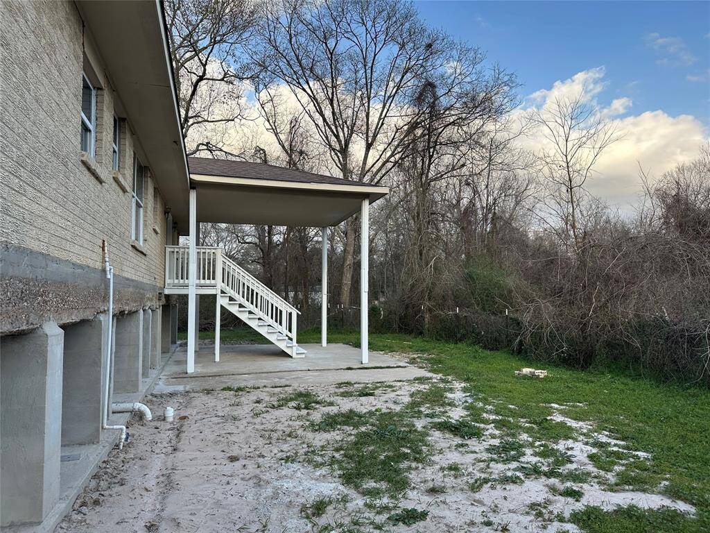 View from back of the home with deck