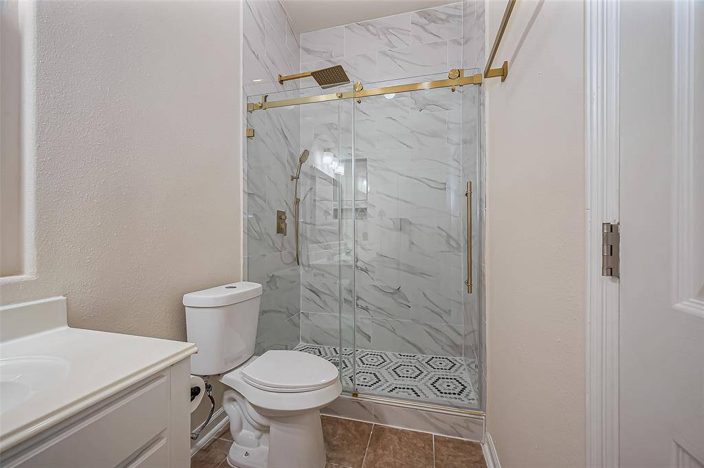 Beautiful new luxury shower and fixtures