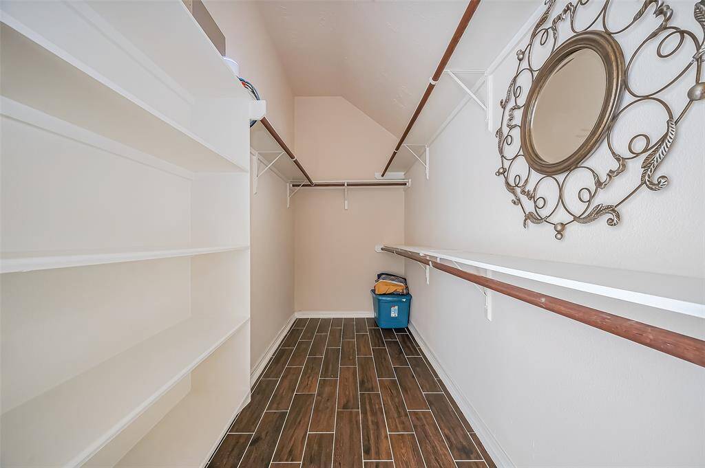 Primary walk in closet