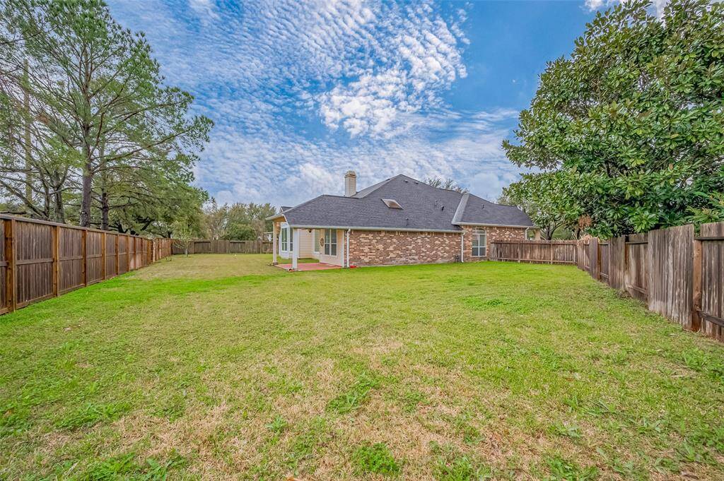 Extra large back yard