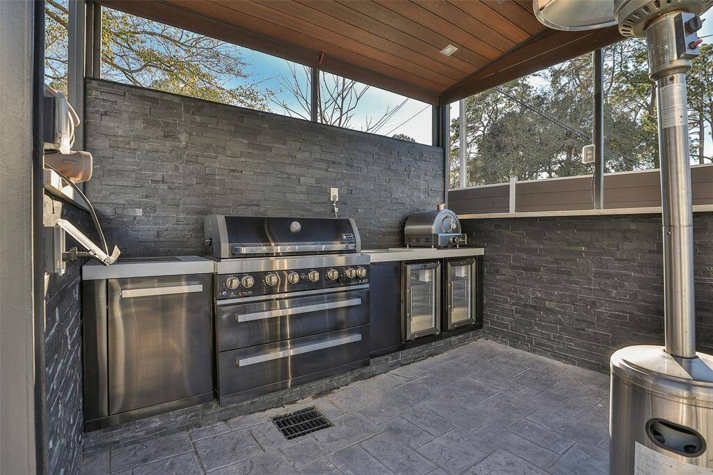The stately outdoor casita is ready for a new outdoor kitchen. Note-seller removed the outdoor kitchen