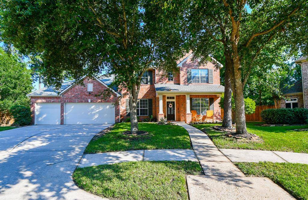 Spacious driveway accommodates up to six vehicles.