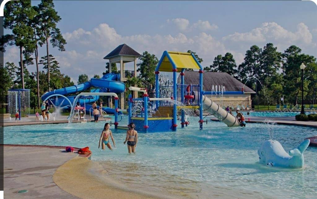 Experience family fun at Fall Creek's vibrant community pool.