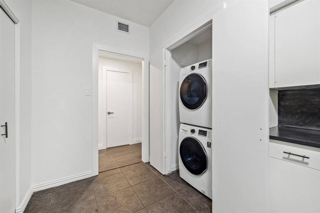 The new clothes washer and dryer.