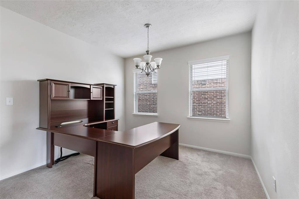 Formal dinning currently use as an office.