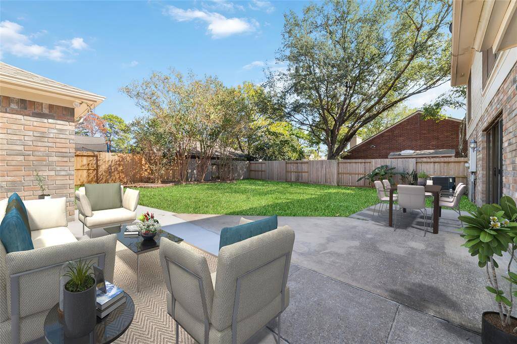 Enjoy gentle sunrises while you sip your morning coffee in your east facing backyard, or later day al fresco dining in the shade. Virtually staged.