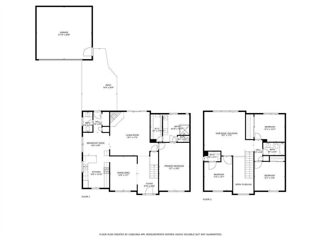 Thoughtfully laid out floor plan with dimensions.