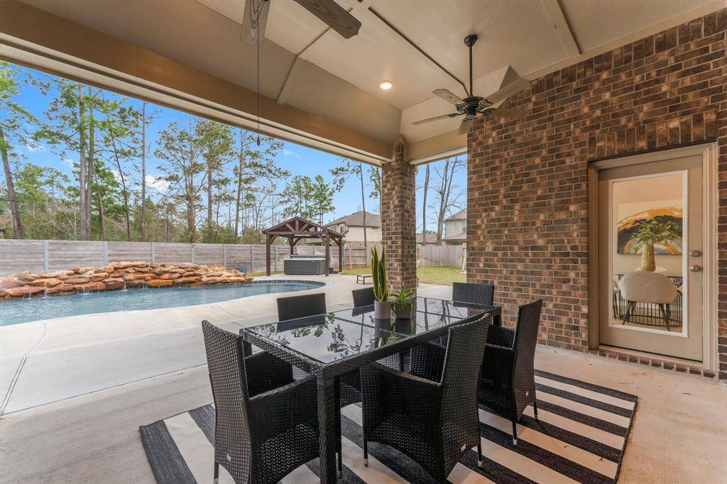 Step out into your backyard oasis.