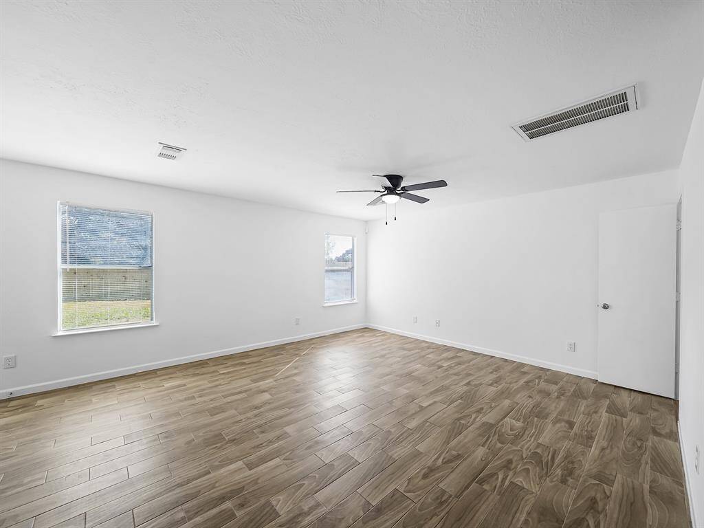 Large windows allow for tons of natural light into the space!