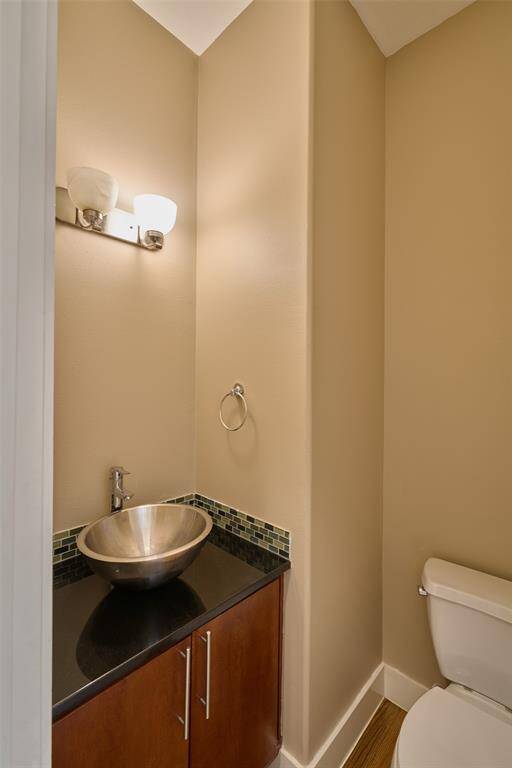 Guest half bathroom