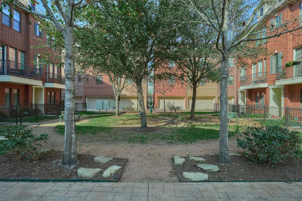 Small park area in gated community.
