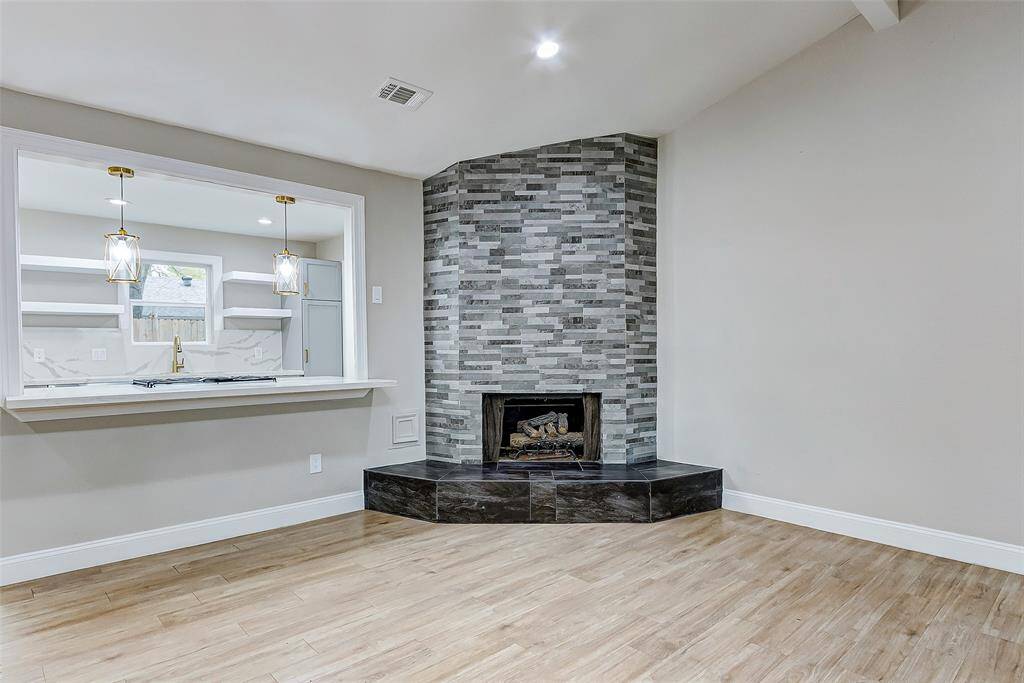 Beautiful Fireplace in Living Room Area