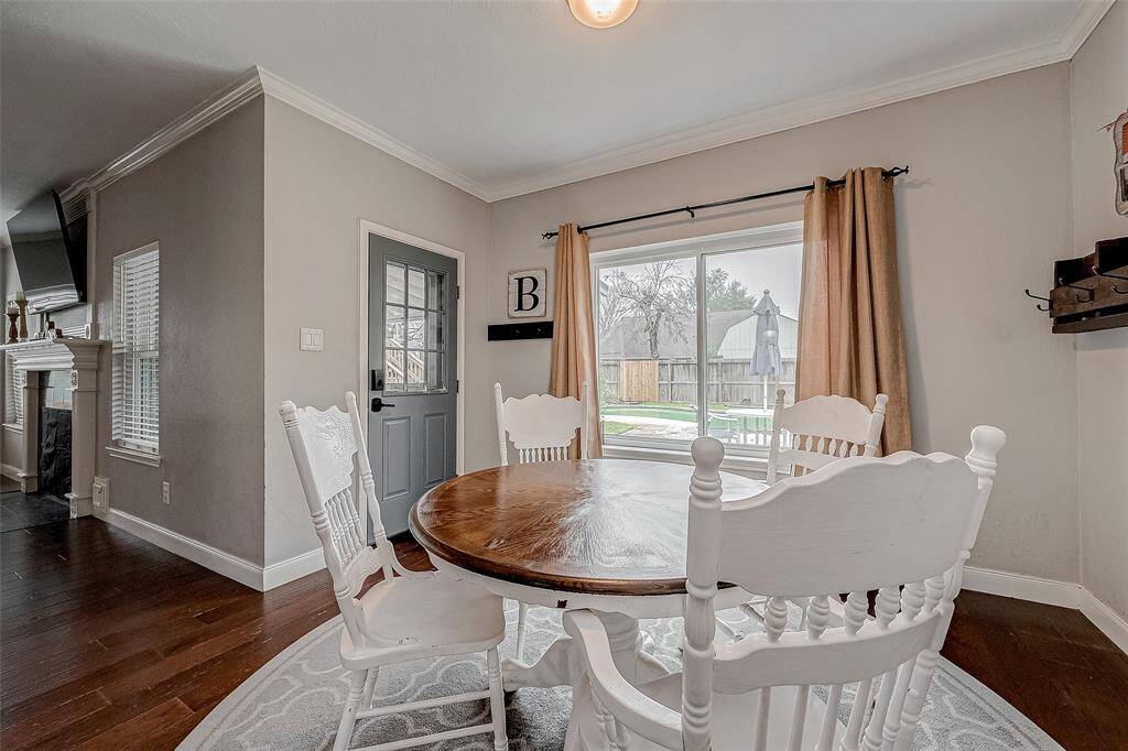 Great perspective back toward living room.