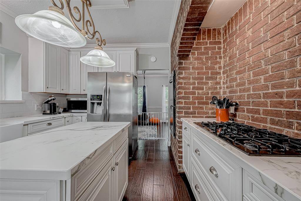 Timeless updates meet function in this captivating kitchen.