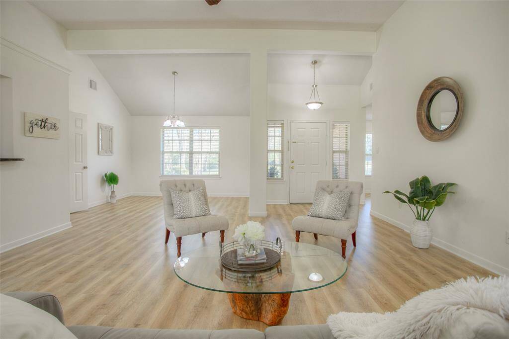 Living room looking towards the front door
