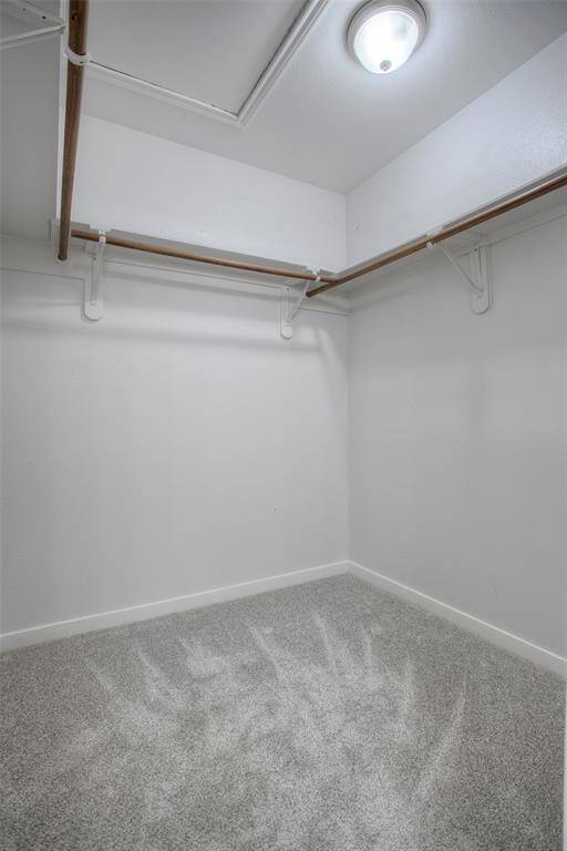 Nice walk-in closet in the Primary Suite