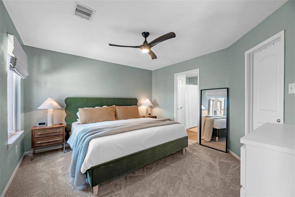 A peaceful retreat with a spacious layout and walk-in closet.