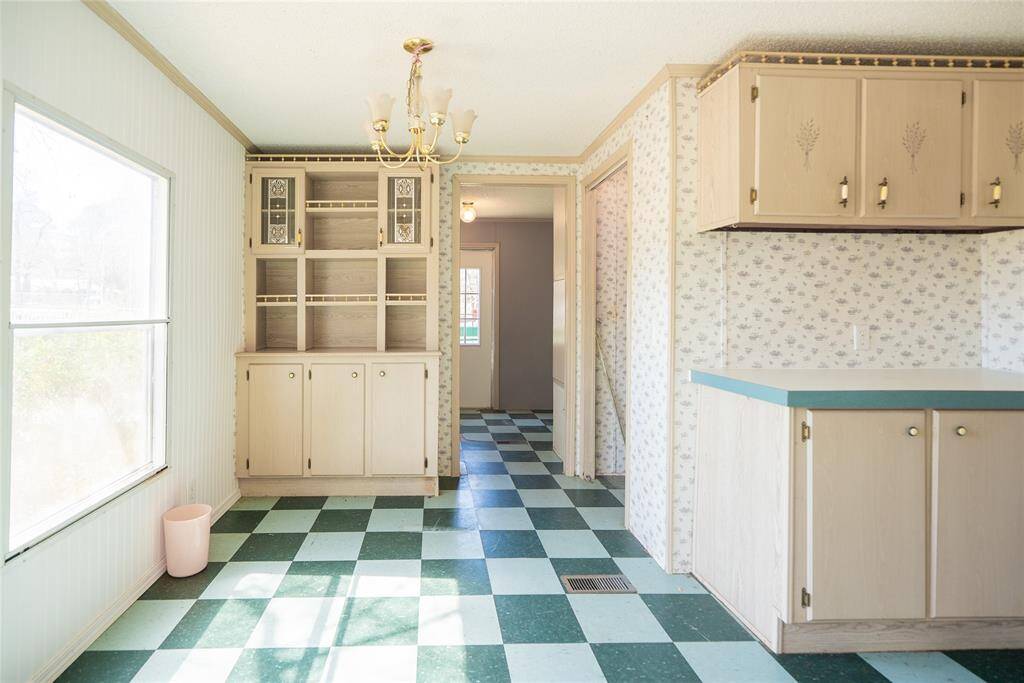Plenty of cabinet storage.