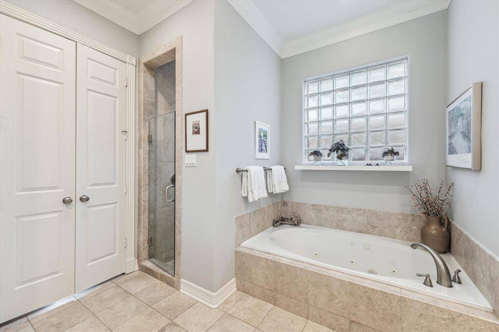 Natural light abounds with 11' ceilings.