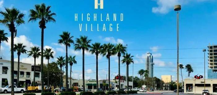 Walk to Highland Village.